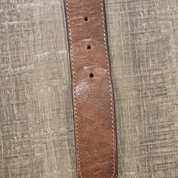 Lauren Ralph Lauren Womens Brown Leather Belt, Large - Picture 6 of 15